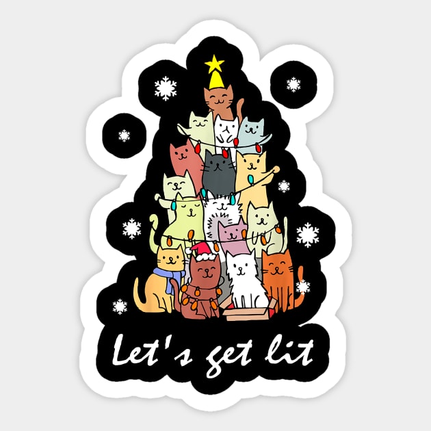 LET'S GET LIT Sticker by BonnyNowak